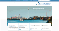 Desktop Screenshot of hansewasser.de